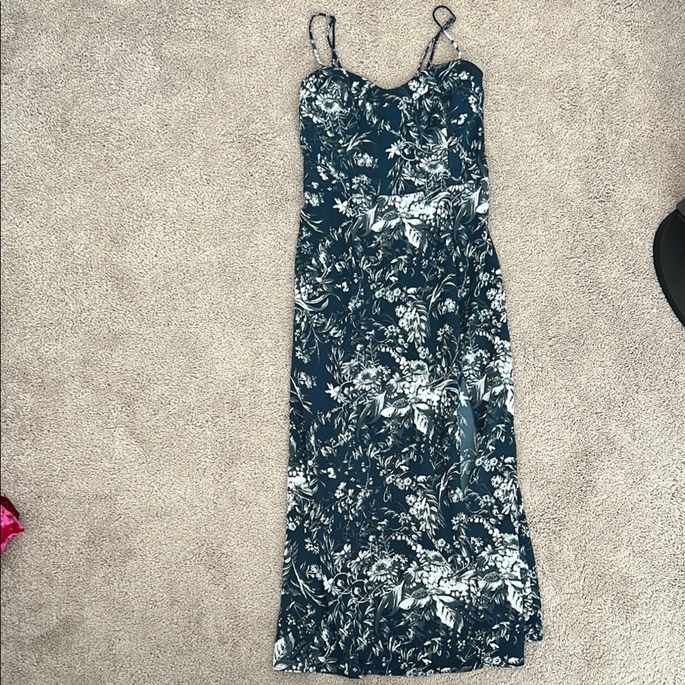 Abercrombie Floral Blue Dress
